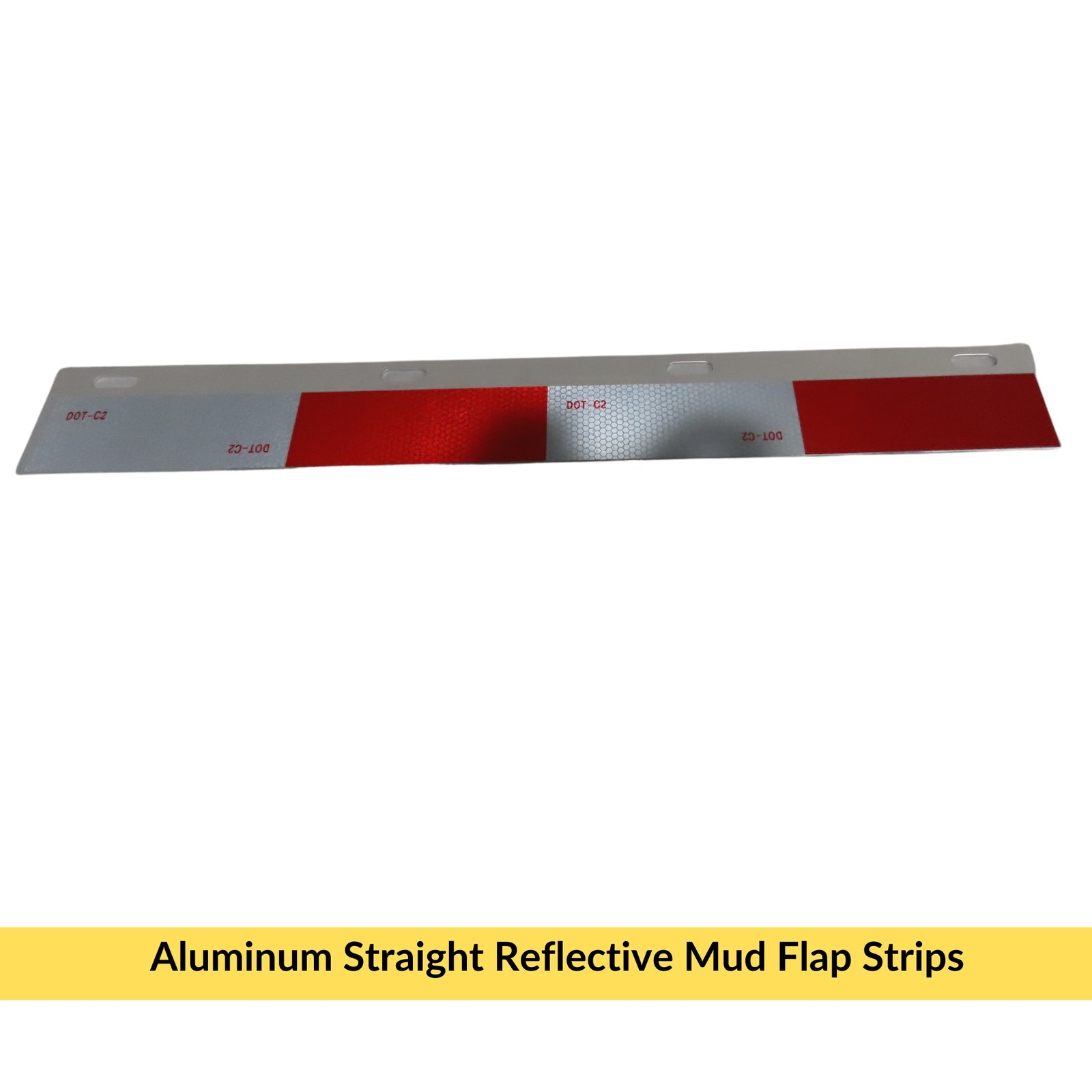 Aluminum Straight Reflective Mud Flap Strips