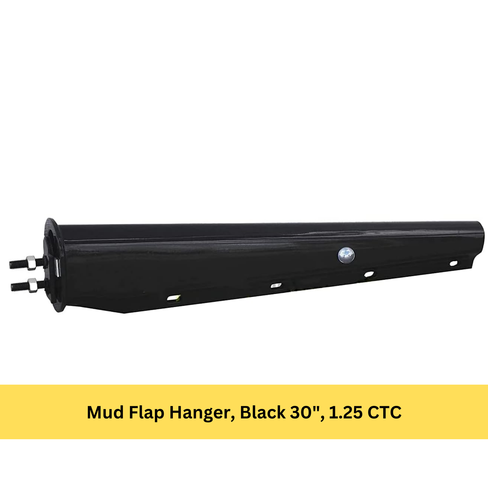 Mud Flap Hanger, Black 30", 1.25 CTC
