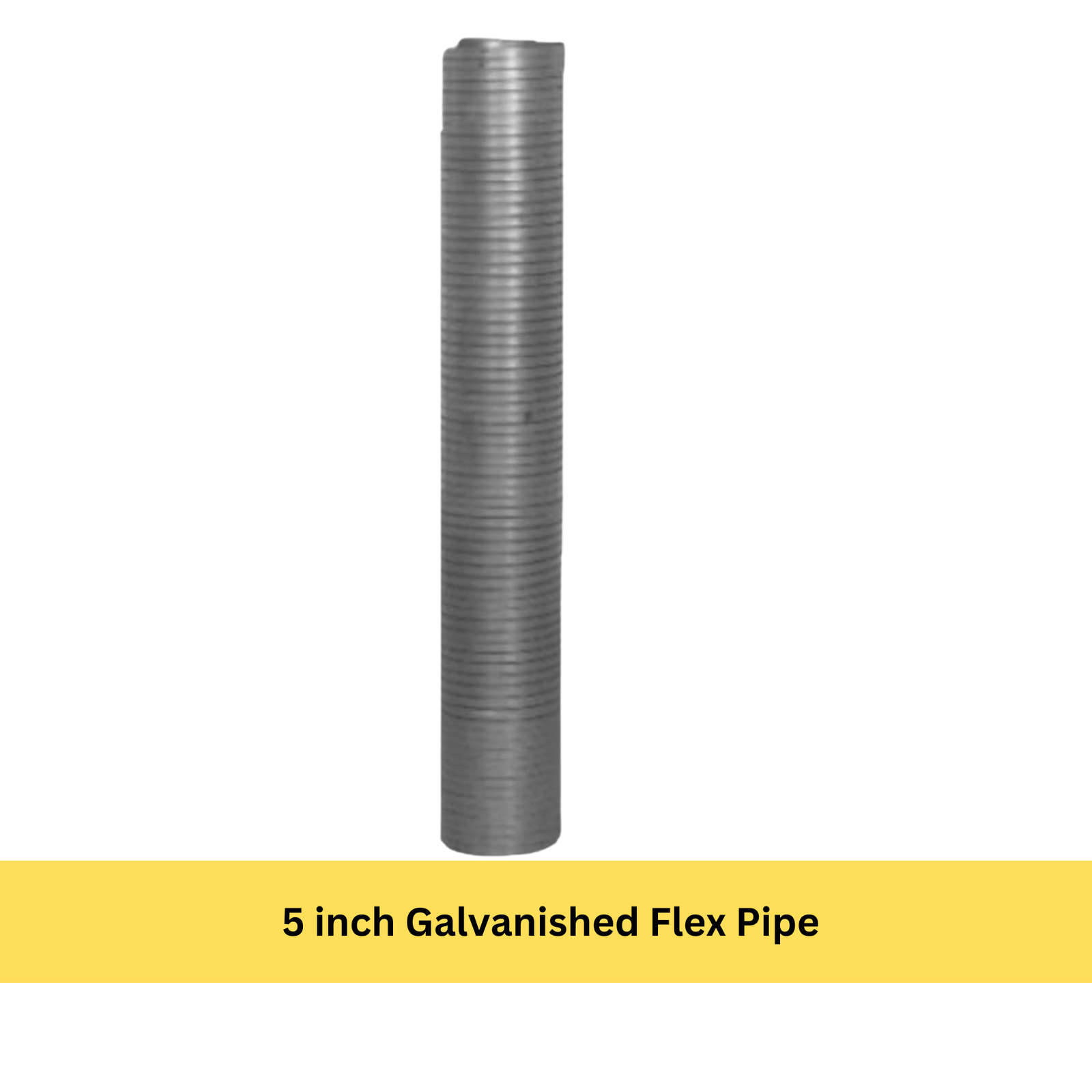 5 inch Galvanished Flex Pipe