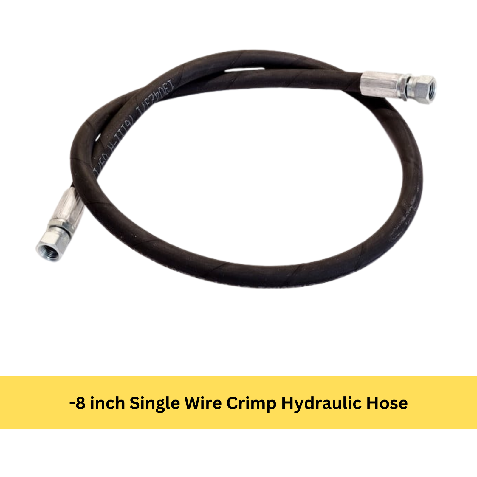 -8 inch Single Wire Crimp Hydraulic Hose