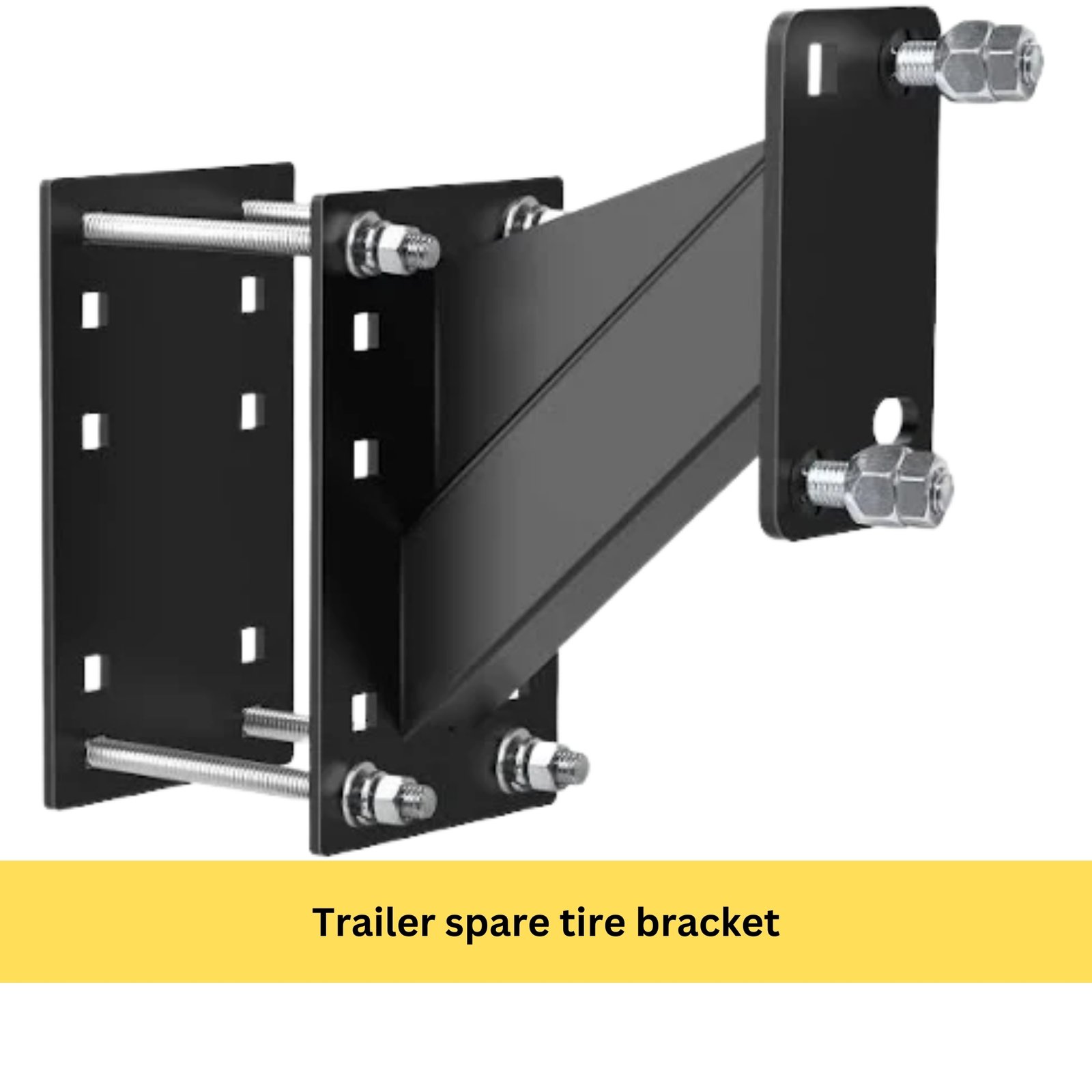 Trailer spare tire bracket