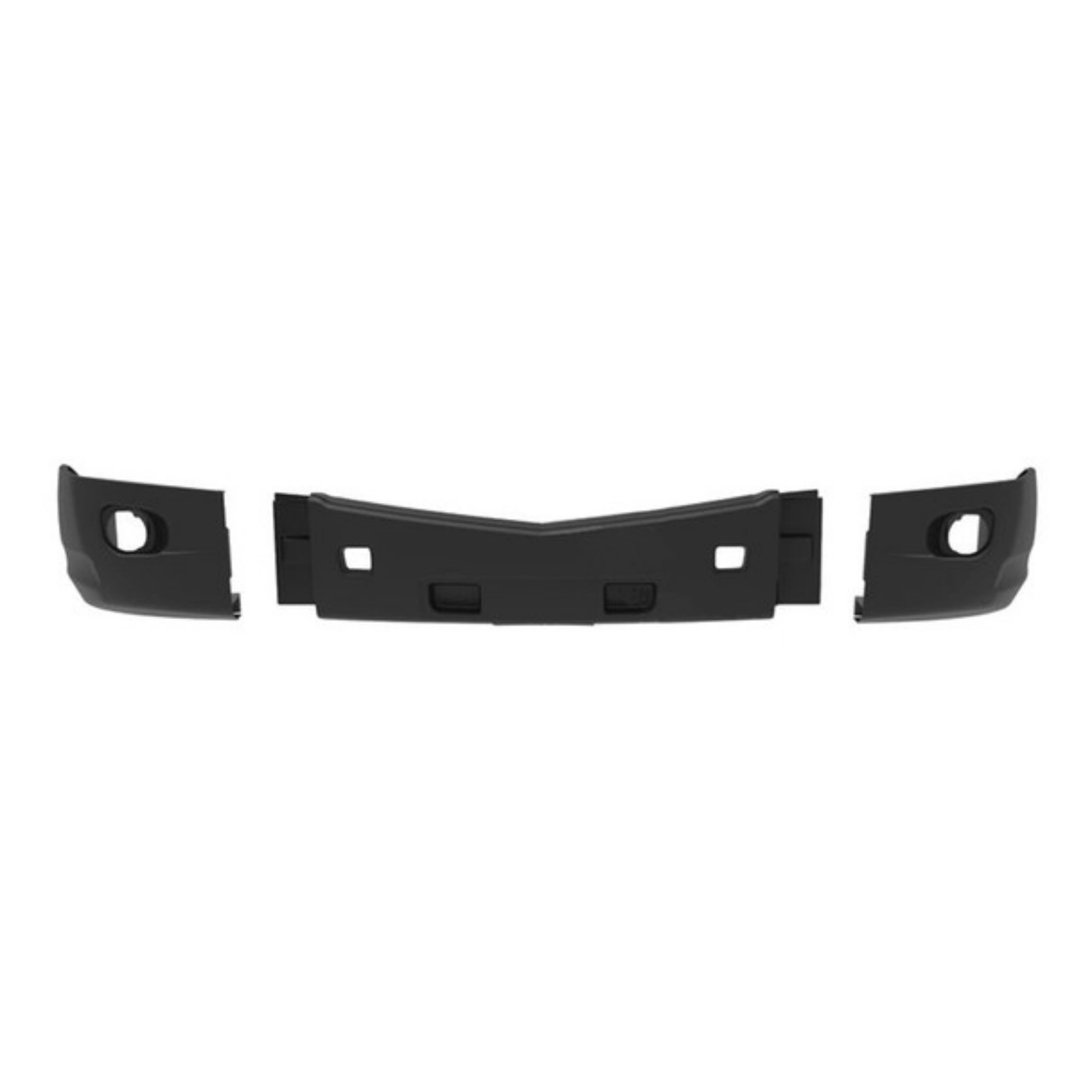 Center Bumper Black Peterbilt 579 2013-2020