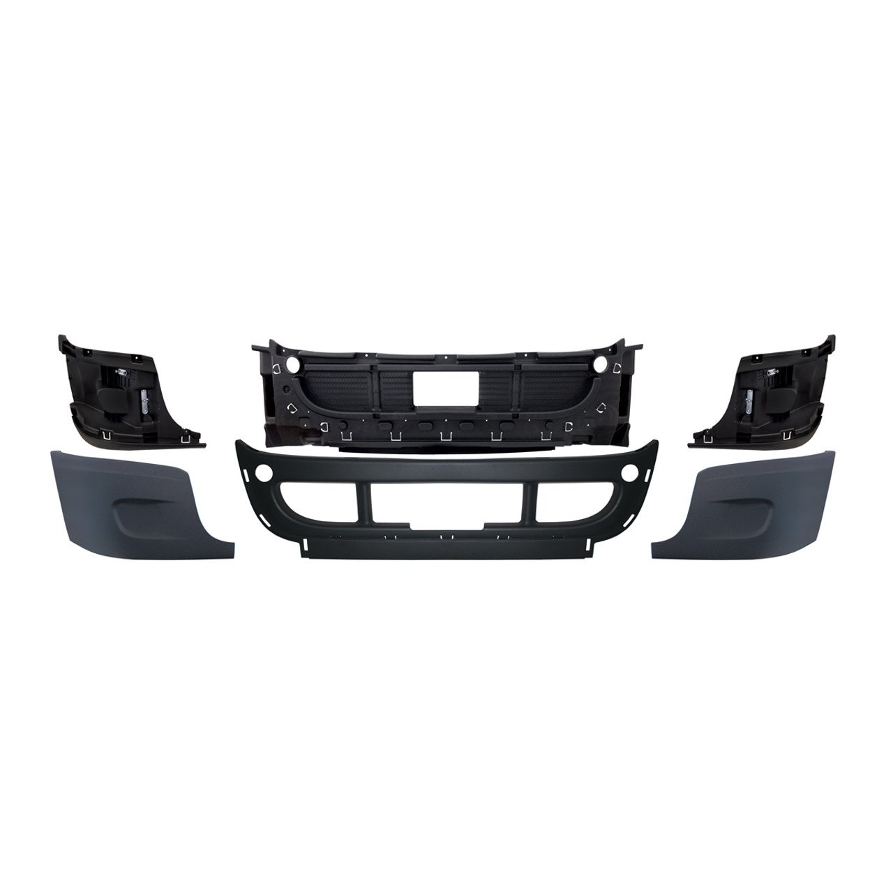 Front Bumper (Outer W/O) Fog Light Cutout Freightliner Cascadia 2004-2016 Center Piece