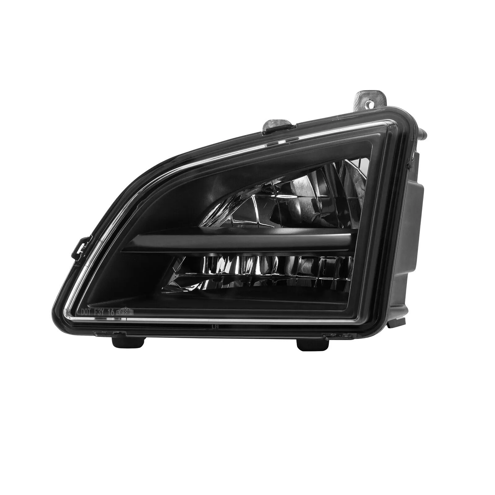 LH Fog Light Black Normal Volvo VNL 2018 +