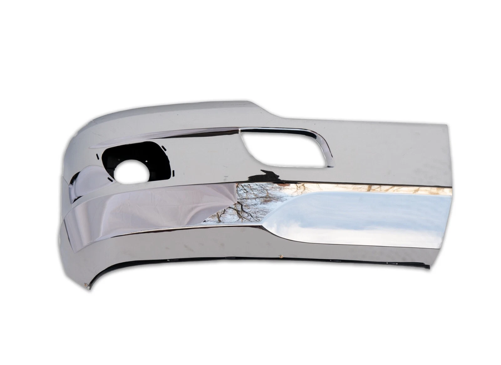 RH Bumper Chrome w/Bracket Kenworth T680 2013-2021