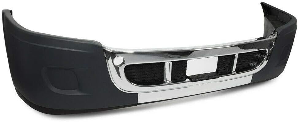 Complete Bumper w/o Fog Lamp Chrome Freightliner Cascadia 2004-2016