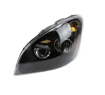 LH LED Head Lamp Black with LED Bulb Freightliner Cascadia 2008-2017